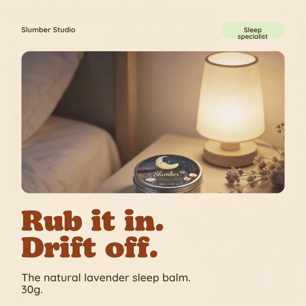 Slumber Studio sleeping cream applied as the last step of an evening skincare routine