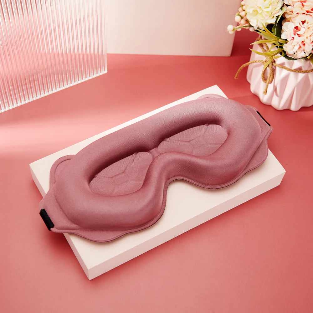 3D Sleep Mask Sleeping Aid Blindfold Block Out Light Portable Soft Memory Foam Face Mask Eyeshade Comfort Three Dimension Design