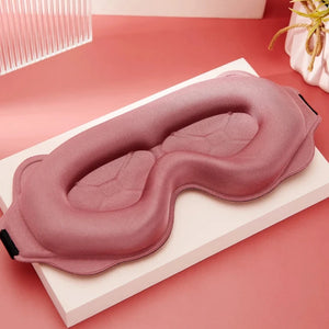 Slumber Studio 3D contoured mulberry silk sleep mask in Blush