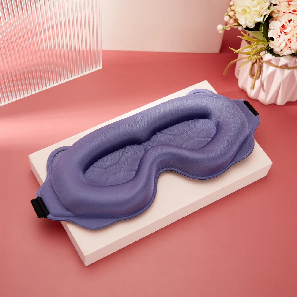 3D Sleep Mask Sleeping Aid Blindfold Block Out Light Portable Soft Memory Foam Face Mask Eyeshade Comfort Three Dimension Design