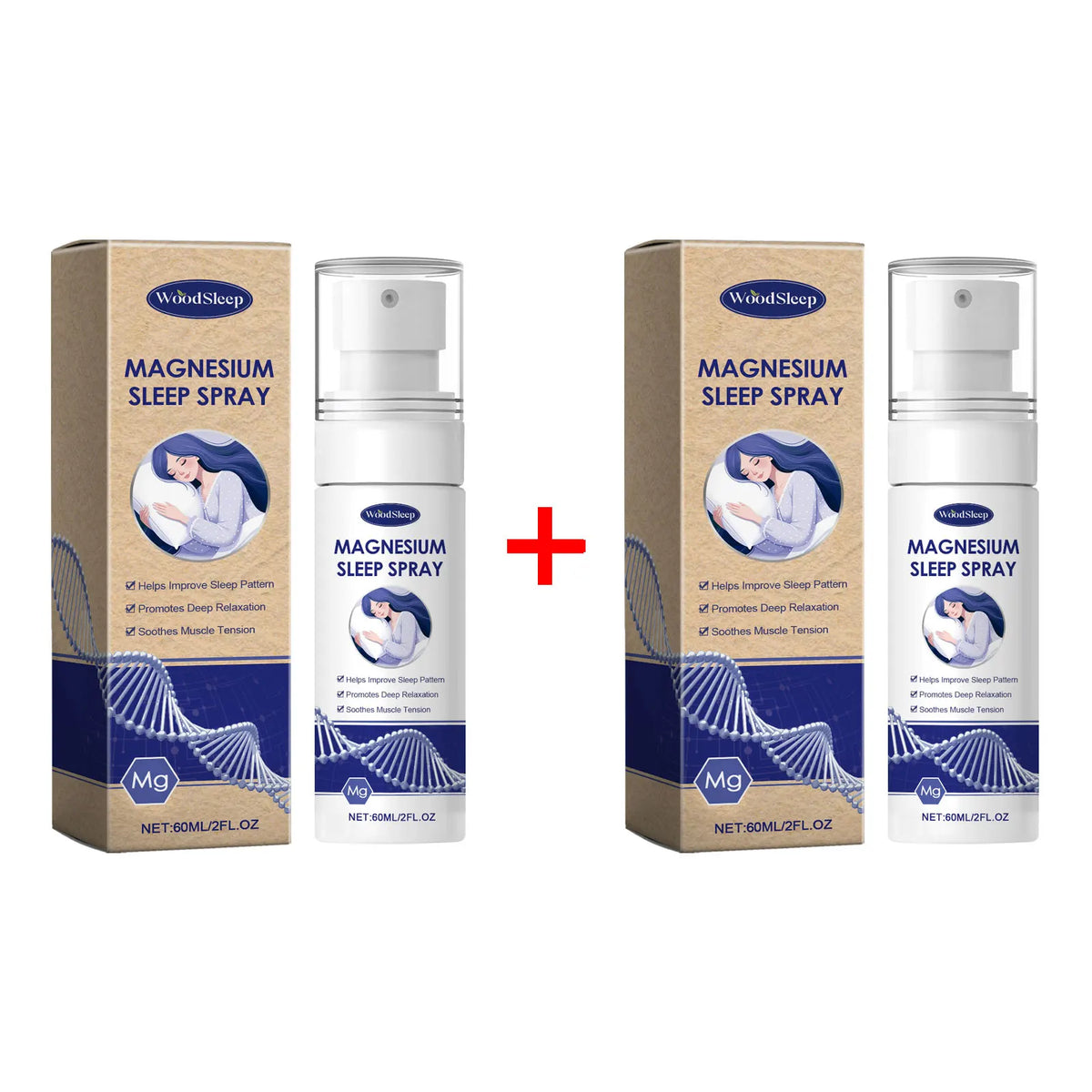 Magnesium Oil Spray Relieve Sleep Discomfort Reduce Nerves Anxiety Calm Mood Relax Soothe Stickers Natural Massage Essential Oil