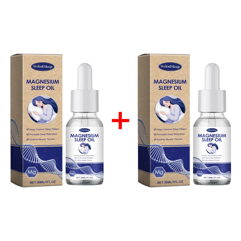 Magnesium Oil Spray Relieve Sleep Discomfort Reduce Nerves Anxiety Calm Mood Relax Soothe Stickers Natural Massage Essential Oil