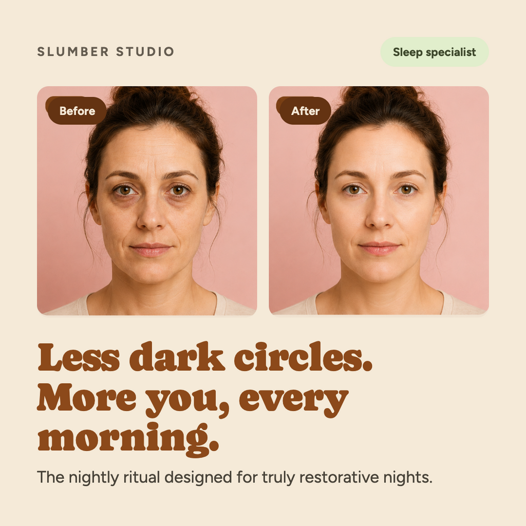 Slumber Studio evening ritual: magnesium oil and sleeping cream together